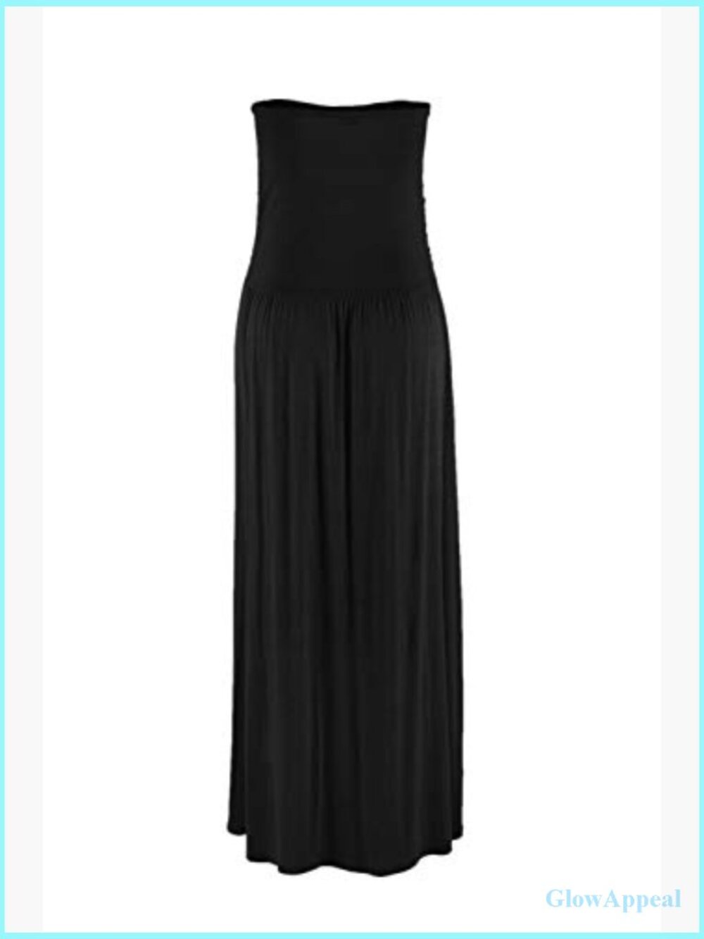 Strapless Bandeau Maxi Dress with Pockets - Picture 3 of 5